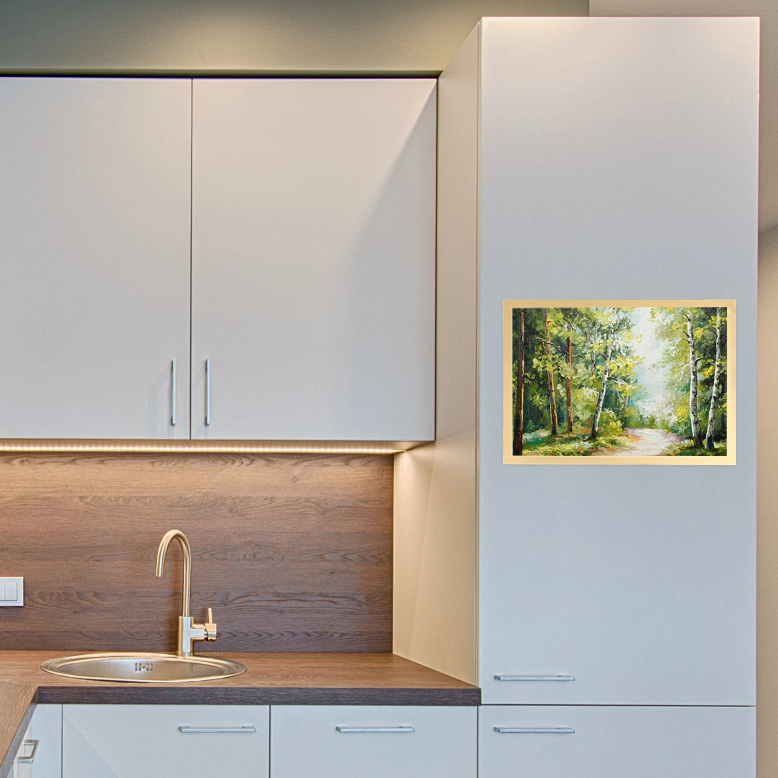 

1pc Poster Magnetic Photo Frame For Refrigerator Certificate Display Holder Picture Frame Decor Use On Metal Surfaces