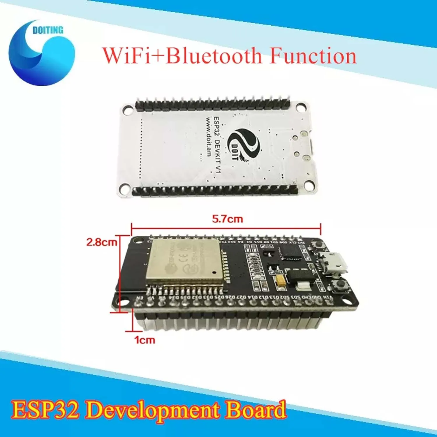 ESP32 ESP-32S ESP 32 ESP-32 Development Board WiFi+Bluetooth Ultra-Low Power Consumption Dual Core Similar ESP8266