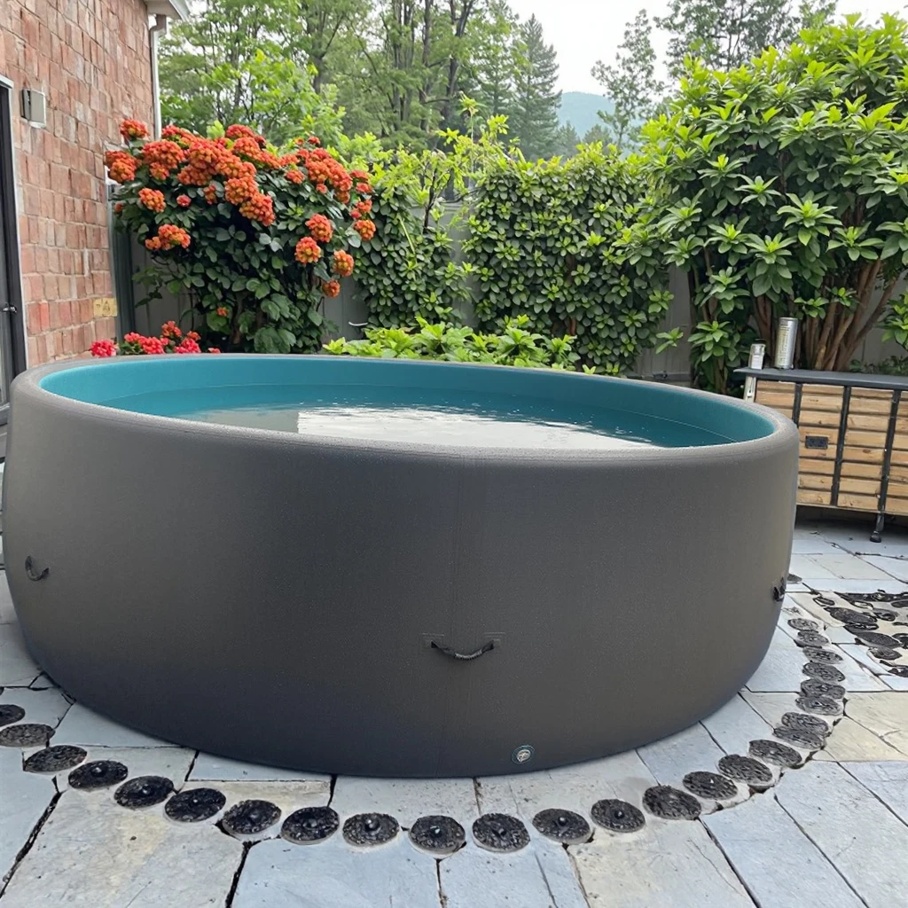 2026 Summer Family Garden Water Pools High Quality Brushed Pvc Inflatable Swimming Pool For Home Adult