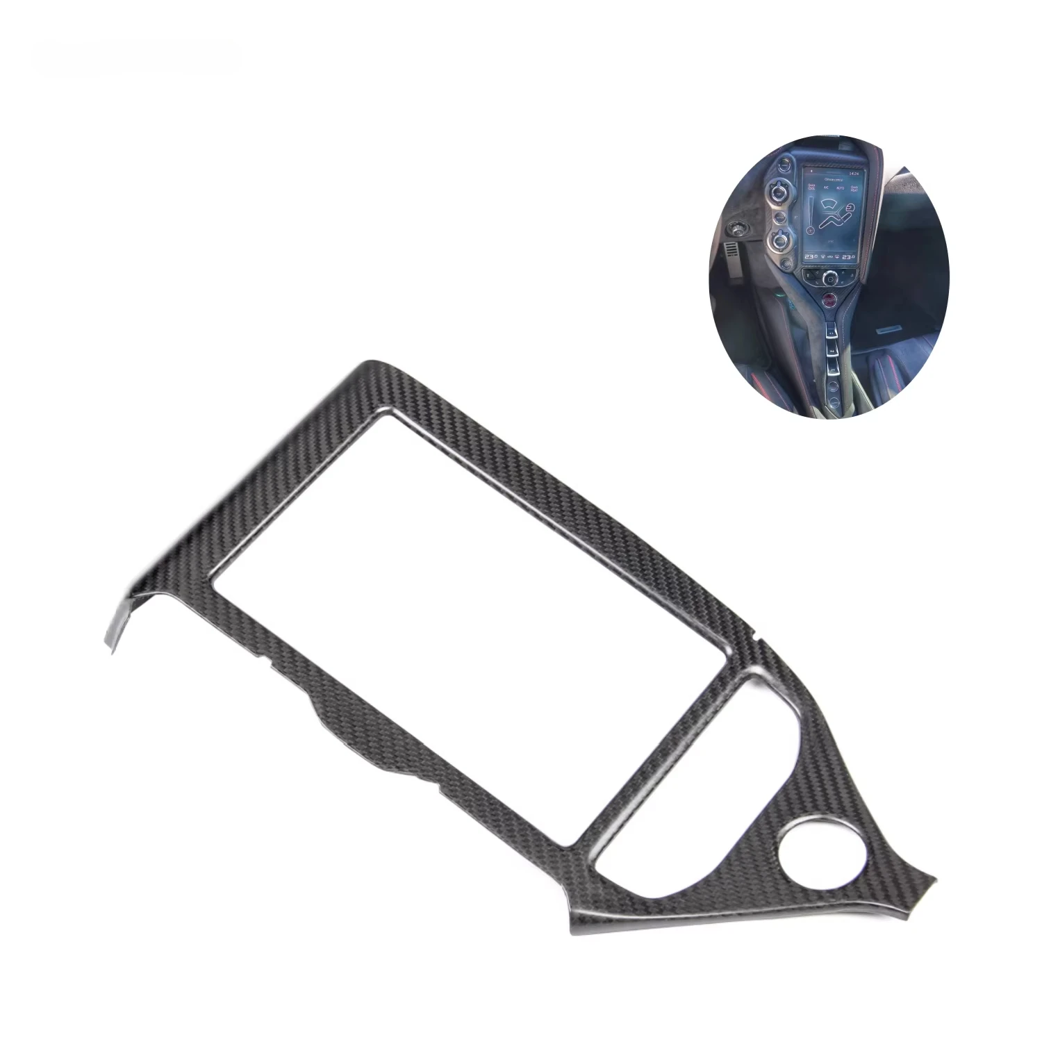 High Quality Car Center Console Interior Suitable for McLaren 720S OEM Style Carbon Fiber Center Console Interior Parts