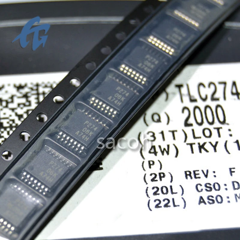 Neue original 10pcs tlc274cpwr p274 TSSOP-14 operations verstärker chip ic integrierte schaltung gute qualität