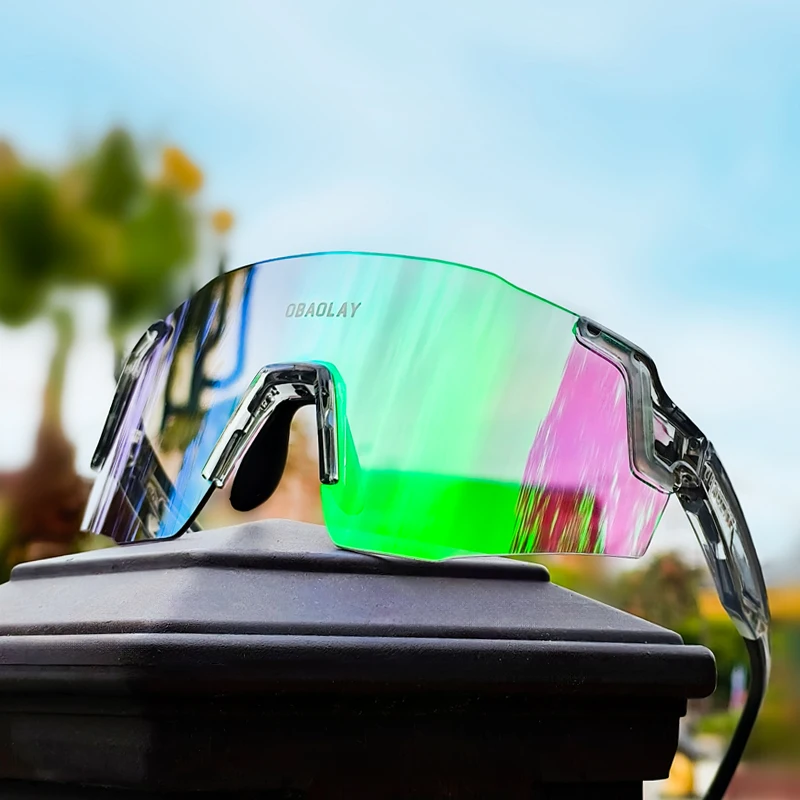 2025 نظارات شمسية رياضية للرجال خفيفة للغاية للدراجات الجبلية نظارات ركوب الدراجات الجبلية للنساء UV400 نظارات ركوب الدراجات الهوائية الضوئية