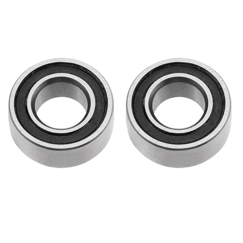 

40PCS MR105-2RS 5X10x4mm Ball Bearing Steel Double-Shielded Miniature Ball Bearings,Black