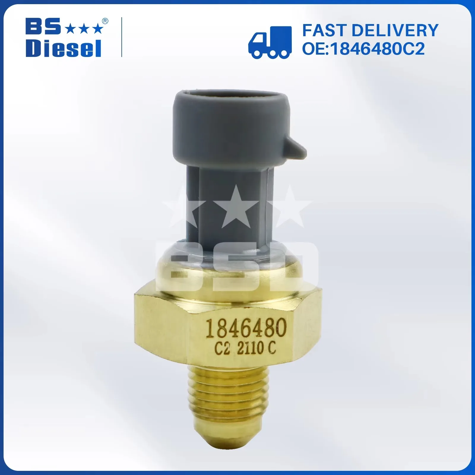 

4PCS Exhaust Back Pressure Sensor 1846480C2 – New Auto Truck Spare Parts for International Navistar