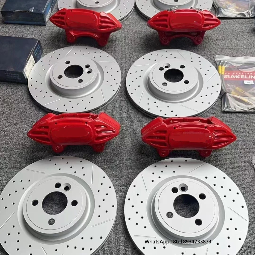 Red Racing Brake Caliper  Sports Modified Racing 4position Big Jcw Brake Kits for bmw  MiNi  COOPER WORK R50 R55 R56 R60