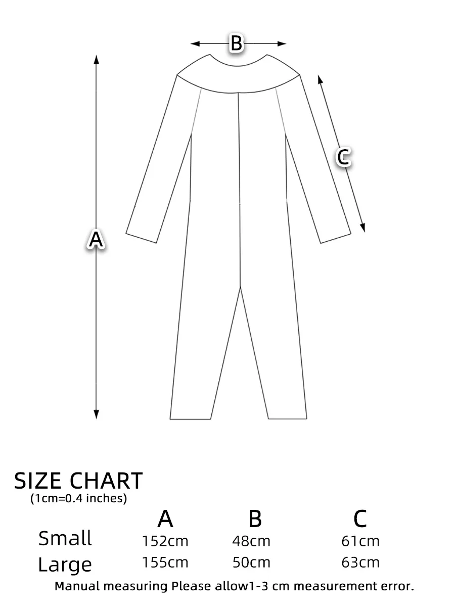 Adult Rainbow Clown Jumpsuit Featuring A Bright Colorful Pattern Funny Clown Costume Set for Height 165-185cm image 3