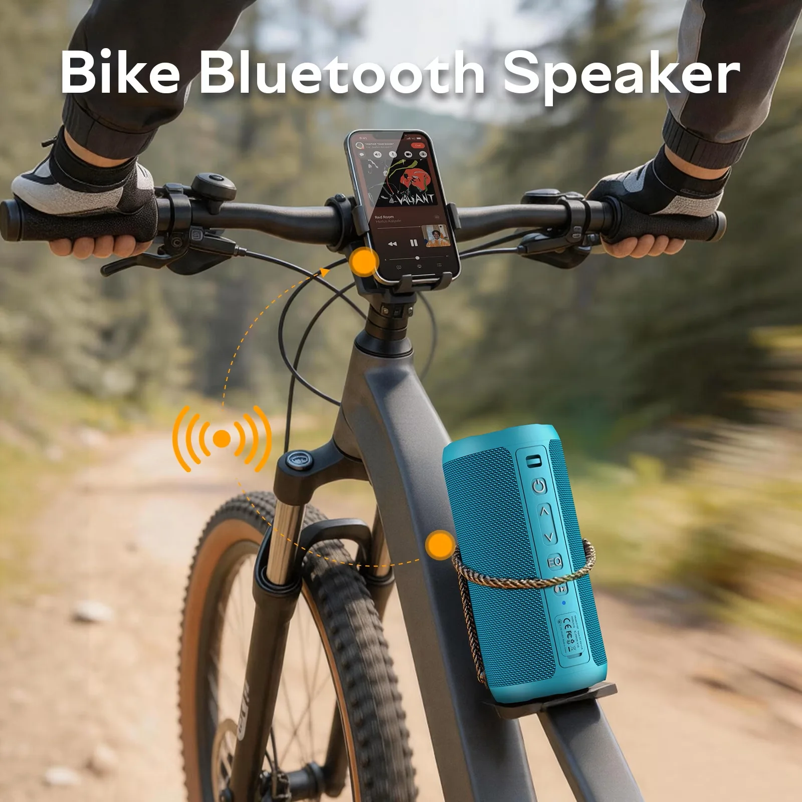 24W Waterproof Bluetooth Speaker 4