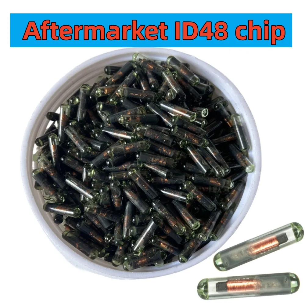 

Aftermarket ID48 Transponder Chip ID 48 Car Key Glass Chip Blank OEM Auto Transponder Chips ID 48 Unlock Chip 1 20 30 50 100pcs