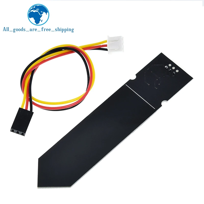 Módulo capacitivo de Sensor de humedad del suelo, cable de amplio voltaje, 3,3 ~ 5,5 V, resistente a la corrosión con gravedad para Arduino