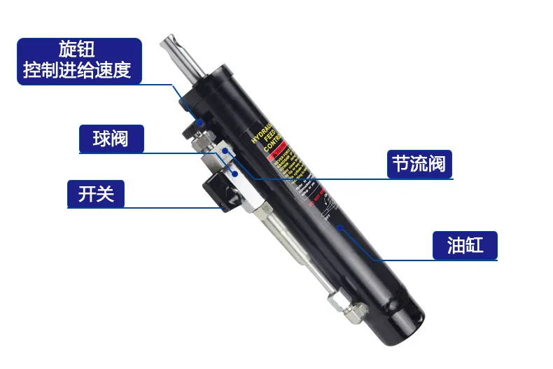 Manufacturer's Direct Sales Manual Band Saw Machine Oil Cylinder with Valve Lifting Oil Cylinder