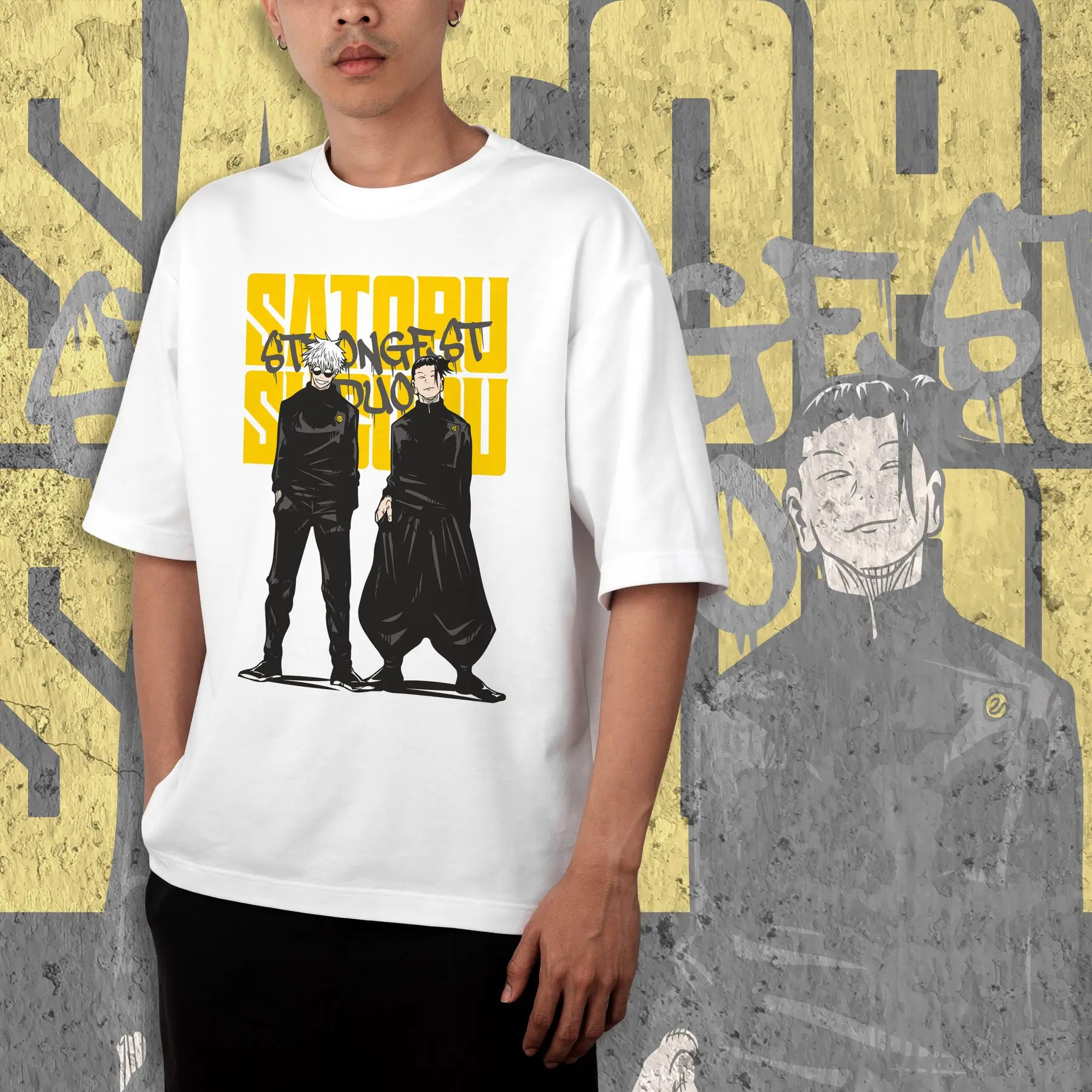 T-shirt with print Magic Battle - Satoru and Suguru 2 WE