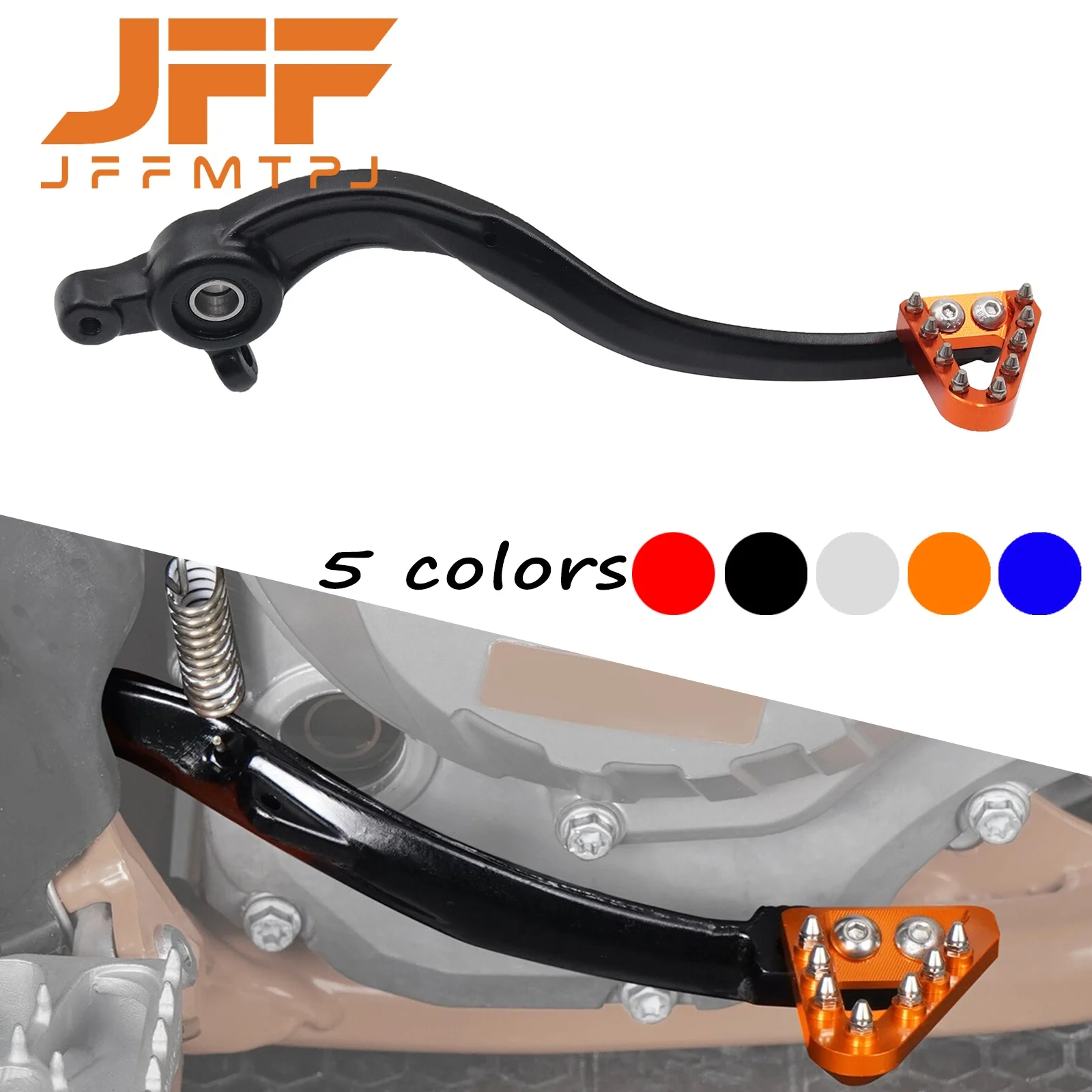Motorcycle CNC Forged Rear Brake Lever For Husqvarna TC FC TX FX FS TE FE 125 150 250 300 350 450 501 200i 300i 501S 2016-2023