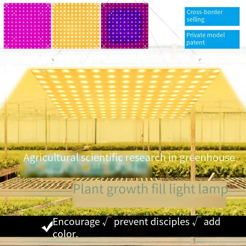 

O LED Full Spectrum Grow Light Quantum Board Plant UV Lamp Indoor Flower Seedling Hydroponic Greenhouse Vegetable Cultivation