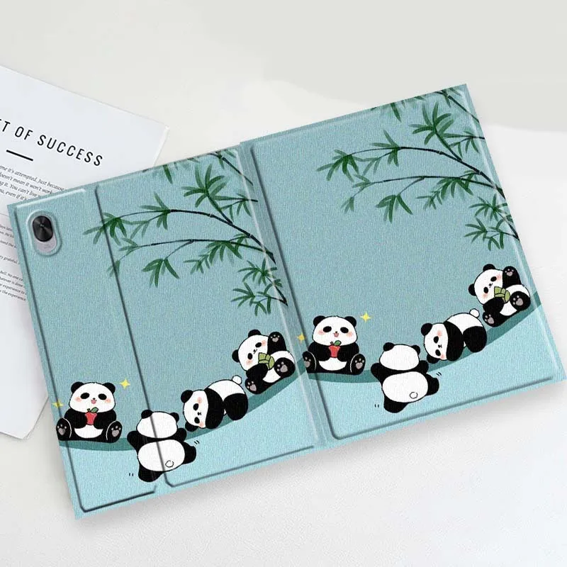 Cartoon Fun Panda For Huawei MatePad Air Pro M6 M5 SE T5 Inch Tablet Case Soft