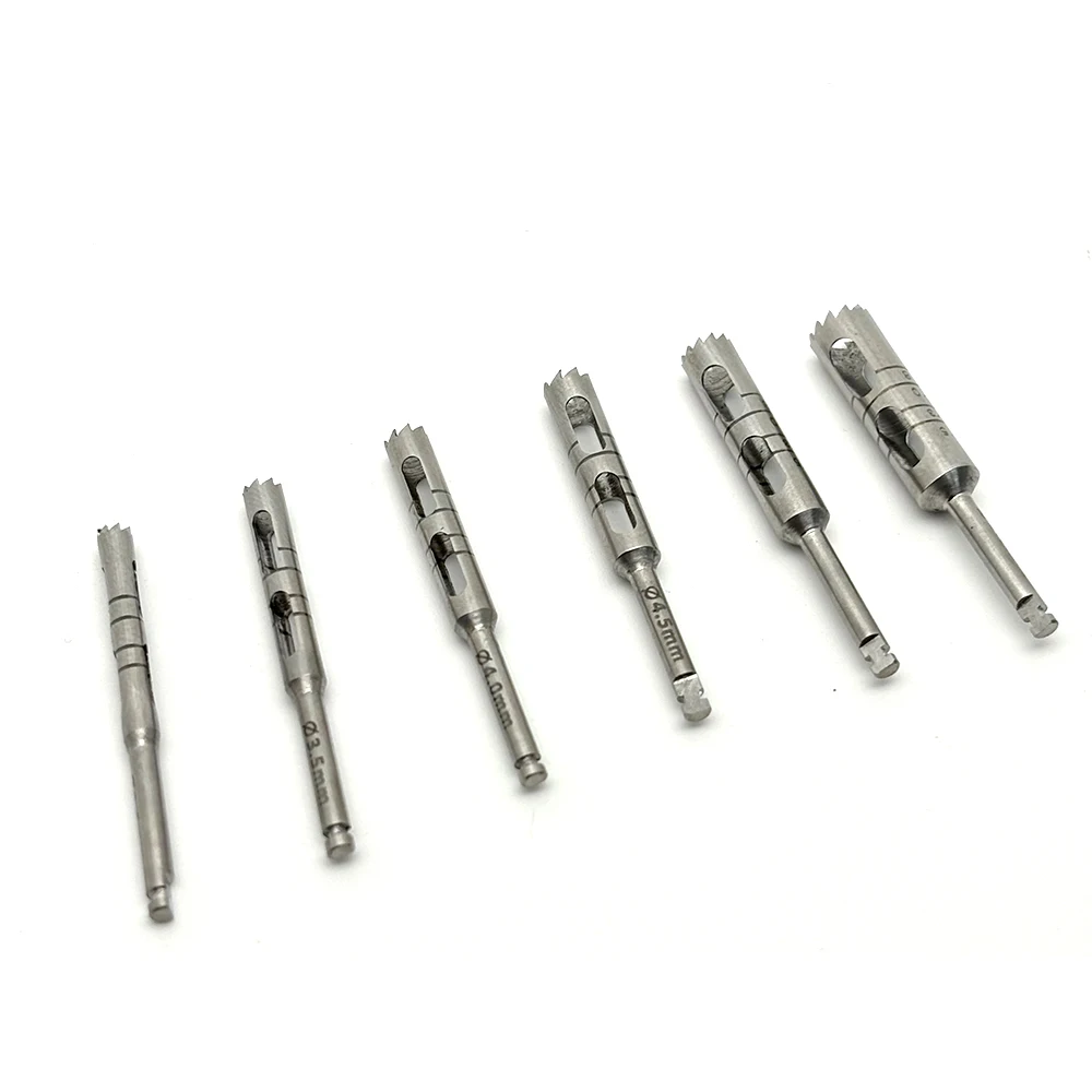 Dental Implant Trephine Bur Tissue Punch Dentist Implant Tissue Punch Surgical Instruments Stainless Steel Planting Tools