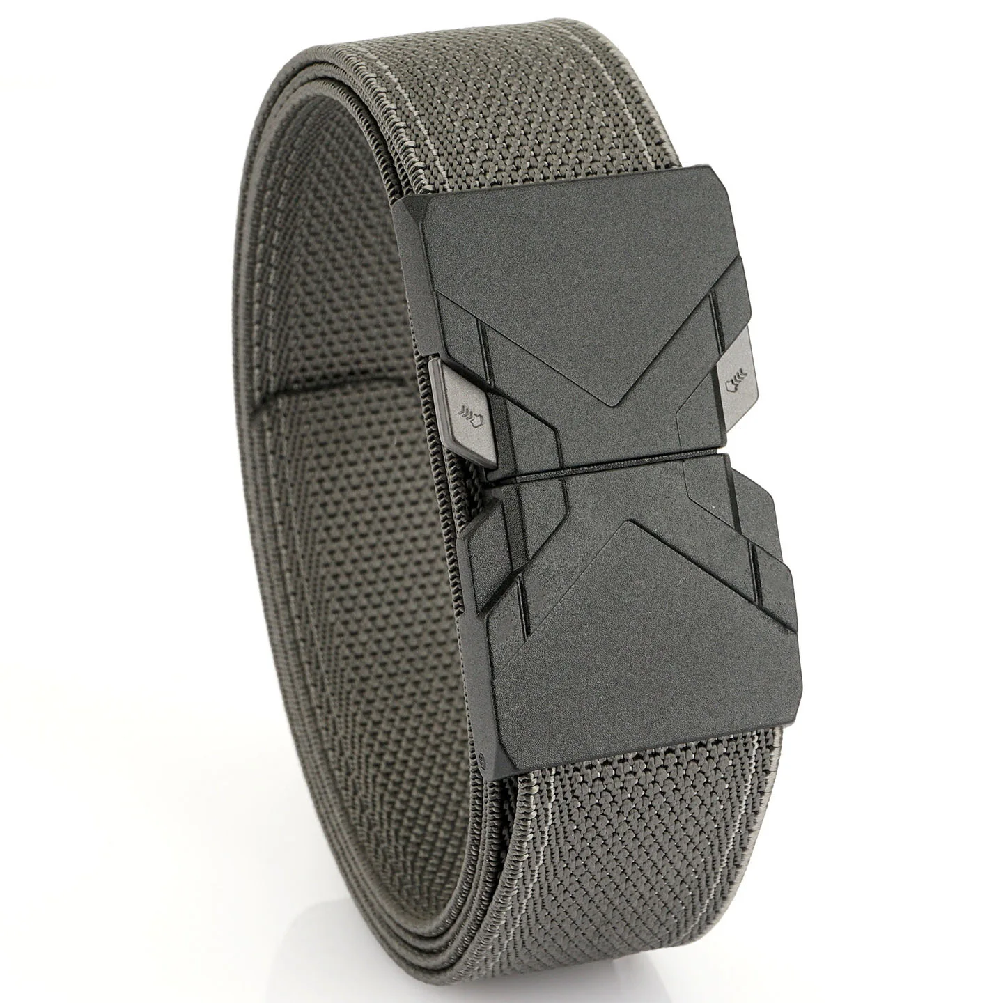 3.4cm High Quality Men's Outdoor Elastic Tactical Belt Training Metal Buckle Belt With Pants Jeans Belt Sport Mountaineer