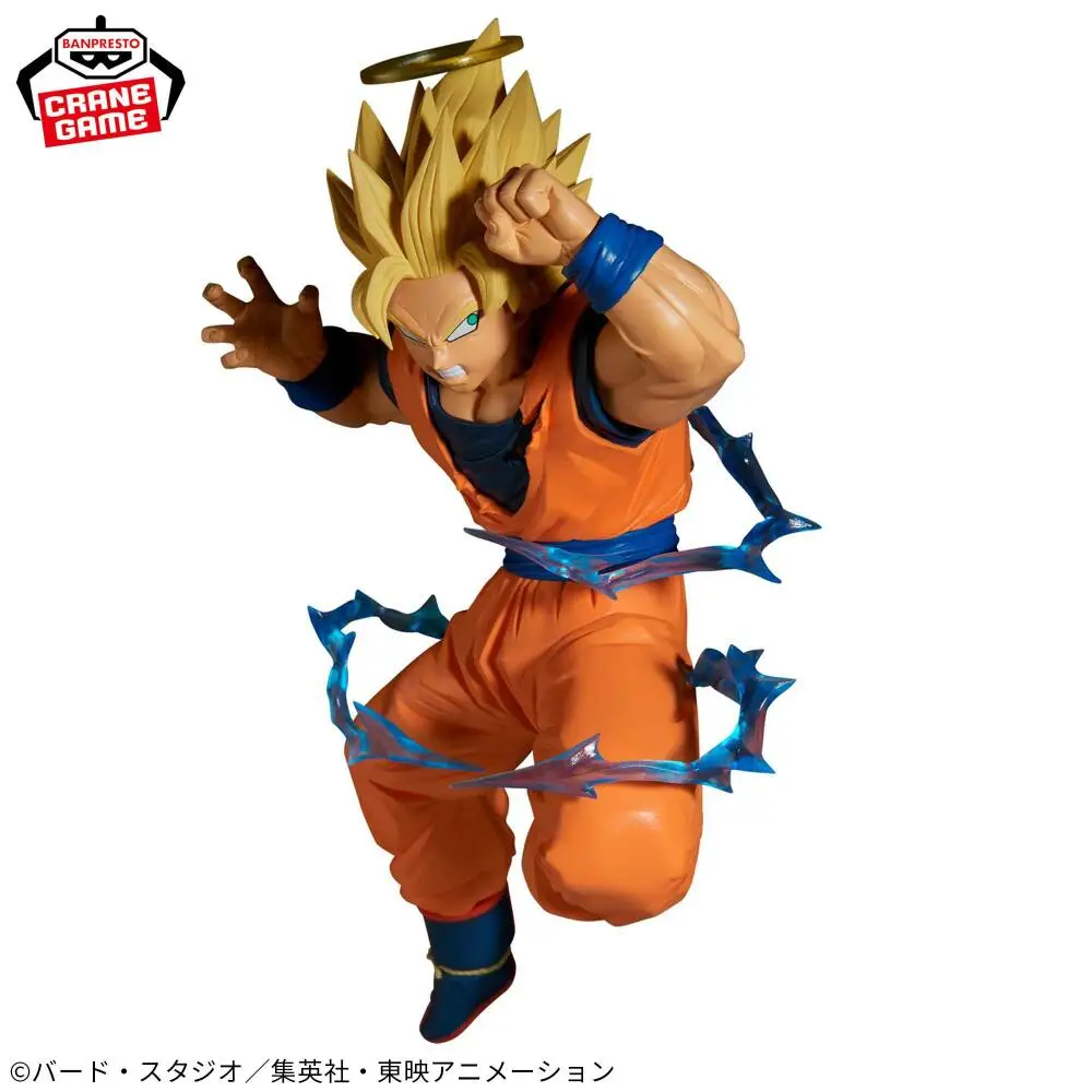 Original BANPRESTO MATCH MAKERS Dragon Ball Z Super Saiyan 2 Son Goku Majin Vegeta Figure Anime Model Toy