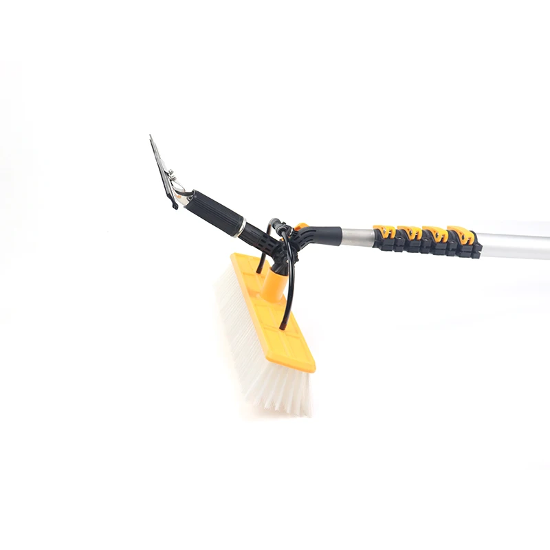 long handle telescopic window cleaning tools with water fed pole brush washing Contact customer service to confirm the style