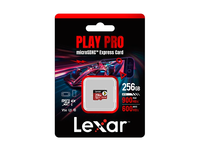 Lexar PLAY PRO MicroSDXC Express Karte 1TB Hochgeschwindigkeits-PCIe Gen3x1 Lesegeschwindigkeit bis zu 900MB/s Speicherkarte für Nintendo Switch 2 – Detail 23