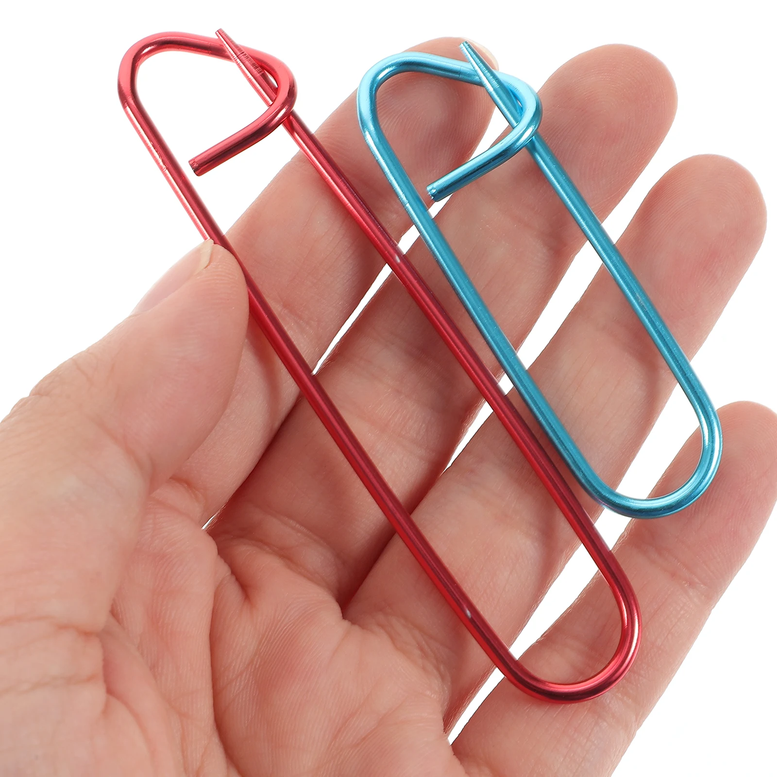 

50pcs U-Shape Needle Pin Weaving Marker Buckles Curved Stitch Holders Needles For Sewing Cable Stitch Holders Safety Marker