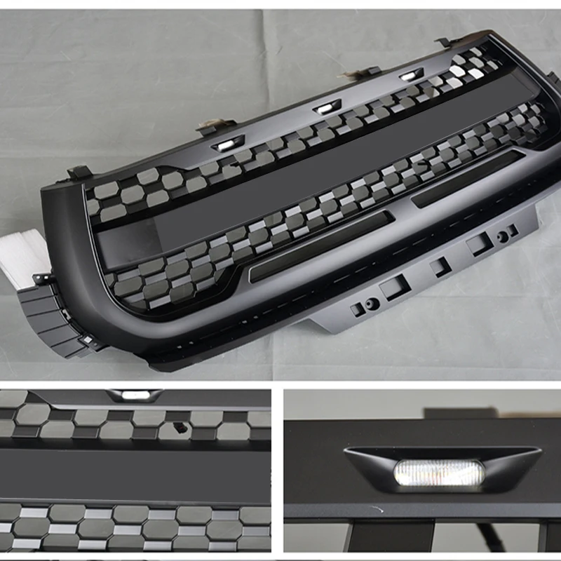 

Exterior Auto Accessories Front Modify Racing Grills Grille Fit For Greatwall Poa Power 2020 2021 Mesh Mask Bumper Cover Grille