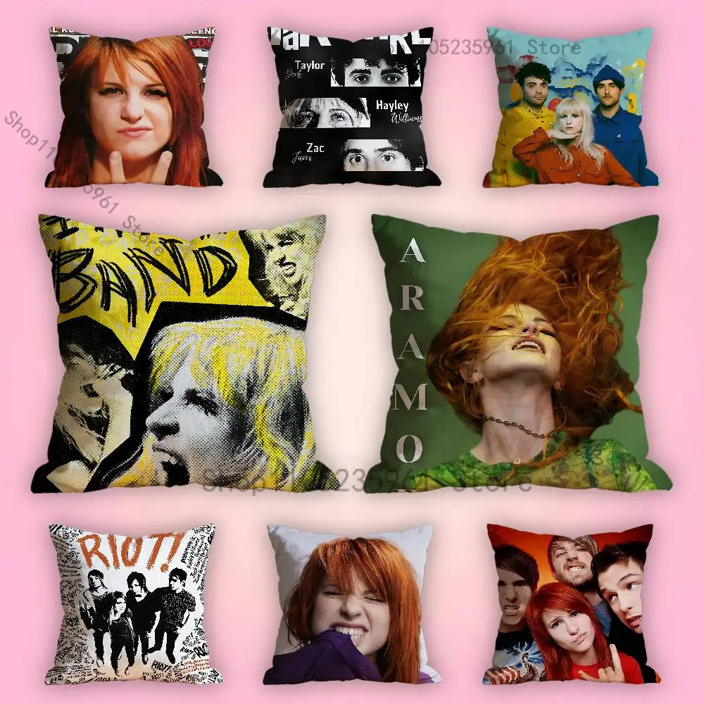 

P-Paramore Print Polyester Pillow Case for Valentine gift Home Sofa Cushion Cover Decoration Custom