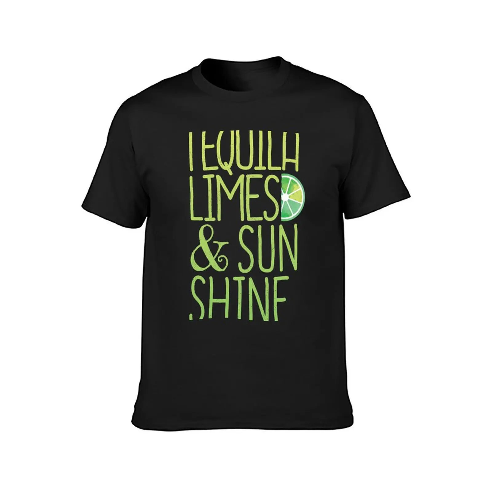 Tequila Limes & Sunshine T-Shirt Aesthetic clothing Blouse anime clothes men clothings