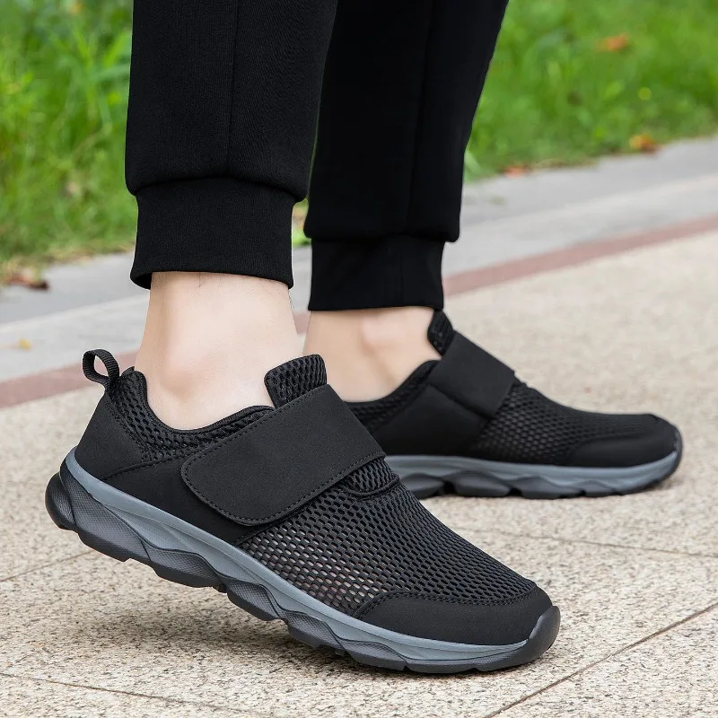 Male Lace Up Casual Walking Footwear Minimalist Plain Leather Upper Shock Absorbing Cushion All Match Daily Stroll Sneakers