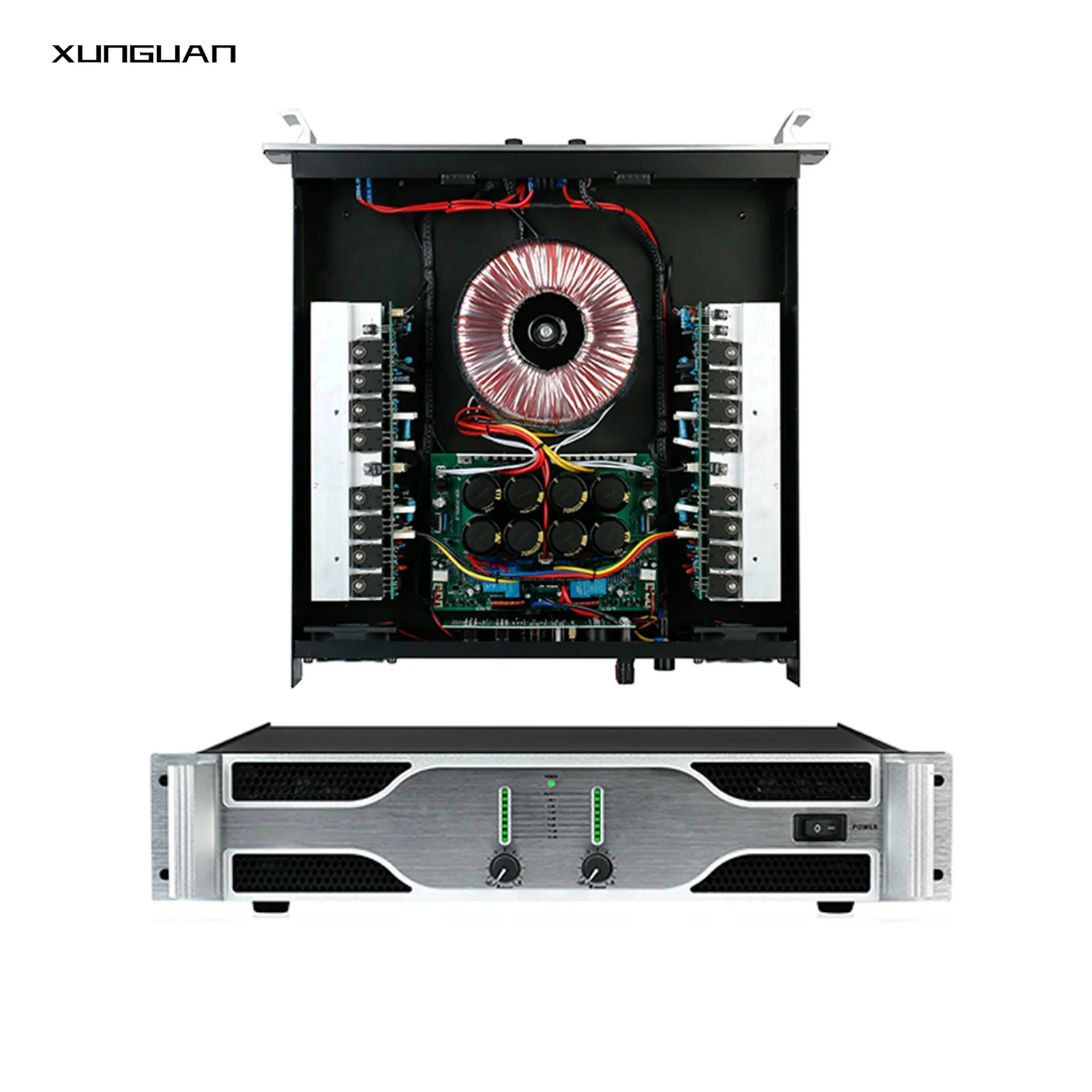 

MS-25 MS-35 MS-50 MS-70 MS-90 Aluminum 2U Sound Power Amplifier For Conference School KTV 2CH*250W 350W 500W 600W 800W