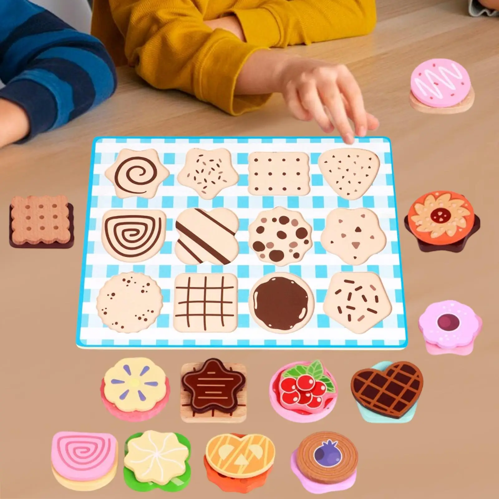 

Kids Pretend Play Toy Fine Motor Skill Toy Educational Learning Toys Play Kitchen Accessories Baking Set for Kids Birthday Gifts