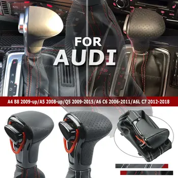 換檔旋鈕桿適用於Audi A6 C6 C7 A4 B8 S6 A7 A5 8t Q5 8r Q7 4L A3 8P S5 S7 內裝更換零件 LED 換檔桿旋鈕 8 最佳銷售 奧迪A3 8P檔把 - №4