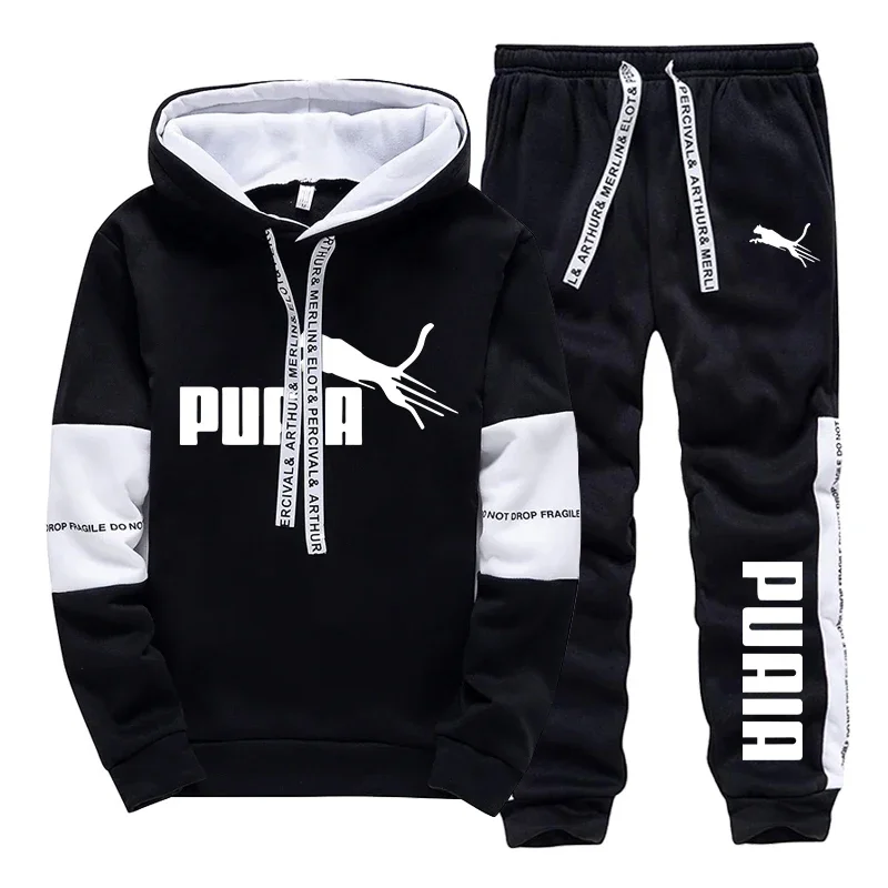 Ensemble de survêtements décontractés pour hommes automne-hiver / Sweat à capuche / Pantalon 2026 Nouvelle Collection – Survêtements et pantalons de sport à capuche