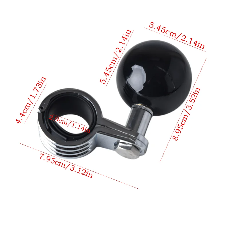 Car Modification Steering Wheel Spinner Knob Devil Smiley Face Acrylic And Metal Steering Wheel Aid Car Accessories