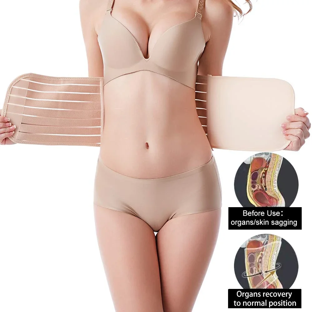 3 in1 Corset Postpartum Belly Band Pregnant Women Tummy Belly Pelvis Belt Wrap Waist Trainer Recovery Bandage Strap Body Shaper