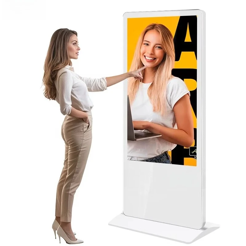 Floor Standing Totem Android Advertising Player Interactive Touch Screen Kiosk Lcd Signage Display Digital Signage and Displays