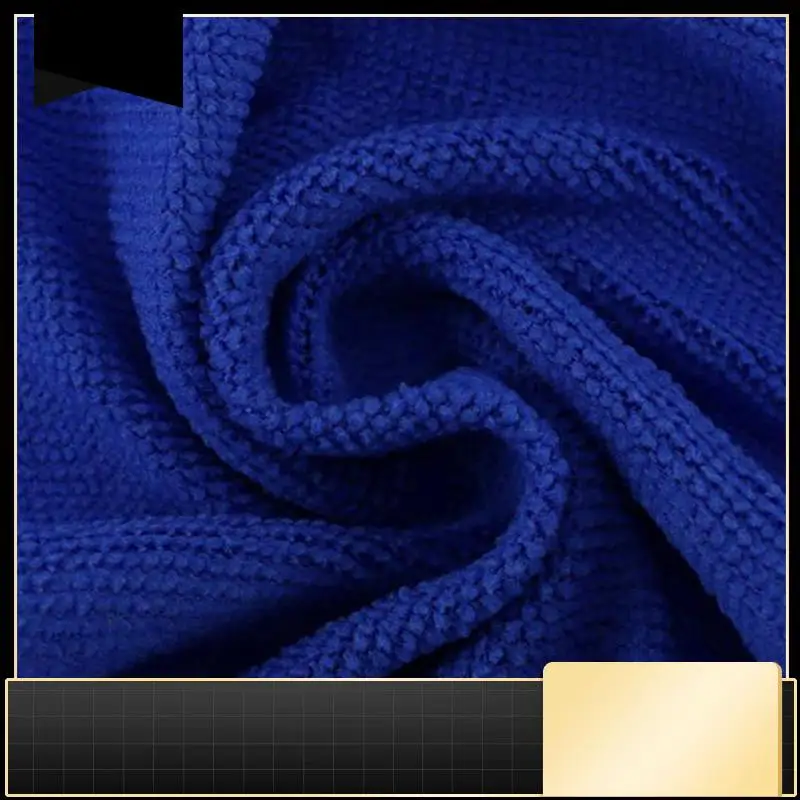 

20Pcs Absorbent Microfiber Towel Car Home Kitchen Washing Clean Wash Cloth Blue