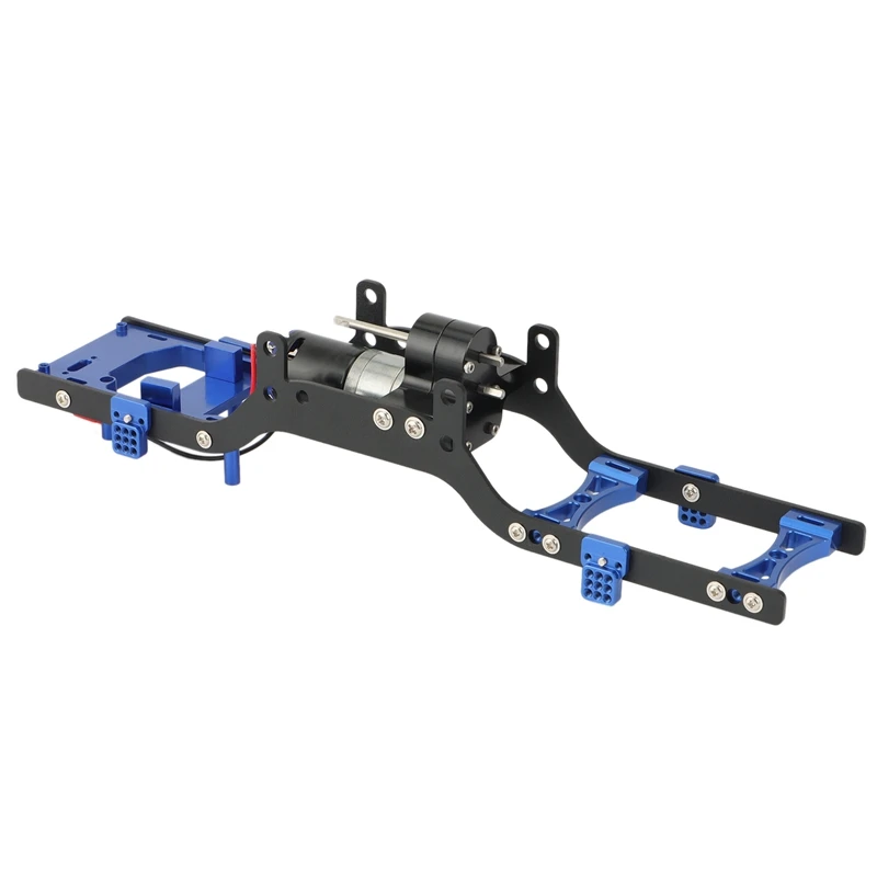 

HOT-Full Metal RC Car Body Chassis Frame Beam Gearbox Kit For MN D90 D91 D96 D99 MN-90 MN99S 1/12 RC Car Upgrade Parts