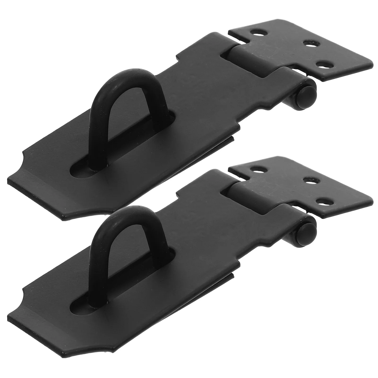 

2pcs Stainless Steel Padlock Latch Multi-Function Door Window Cabinet Lock Wear-Resistant Secure Replacement Heavy Duty Bolt
