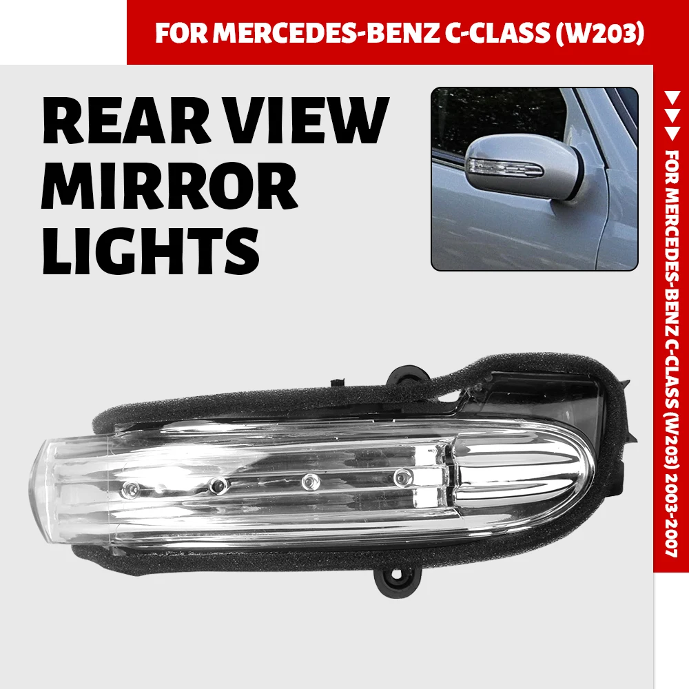 Rearview Mirror Turn Signal For MERCEDES C Class W203 2003 2004 2005 2006 2007 Mirror LED Signal Light