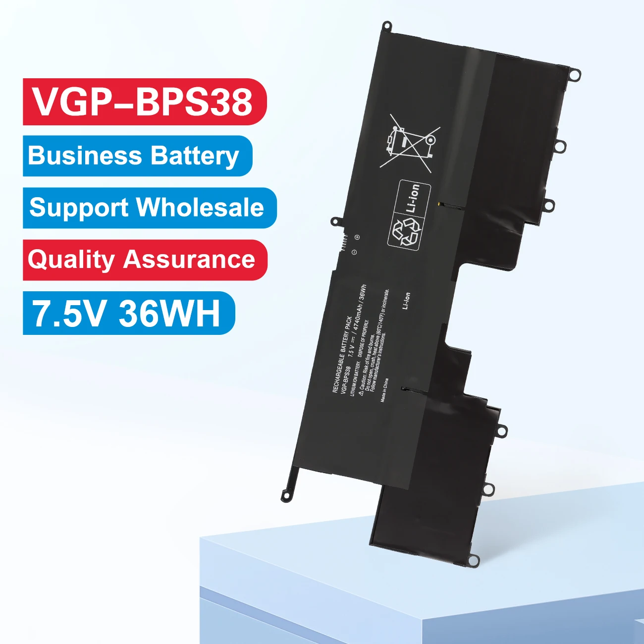 KingSener-batería de VGP-BPS38 para ordenador portátil, pila para SONY VAIO PRO11 PRO13 SVP1321BPXB SVP13216PG SVP132A1CM SVP11217SCS BPS38 7,5 V 4740mAh