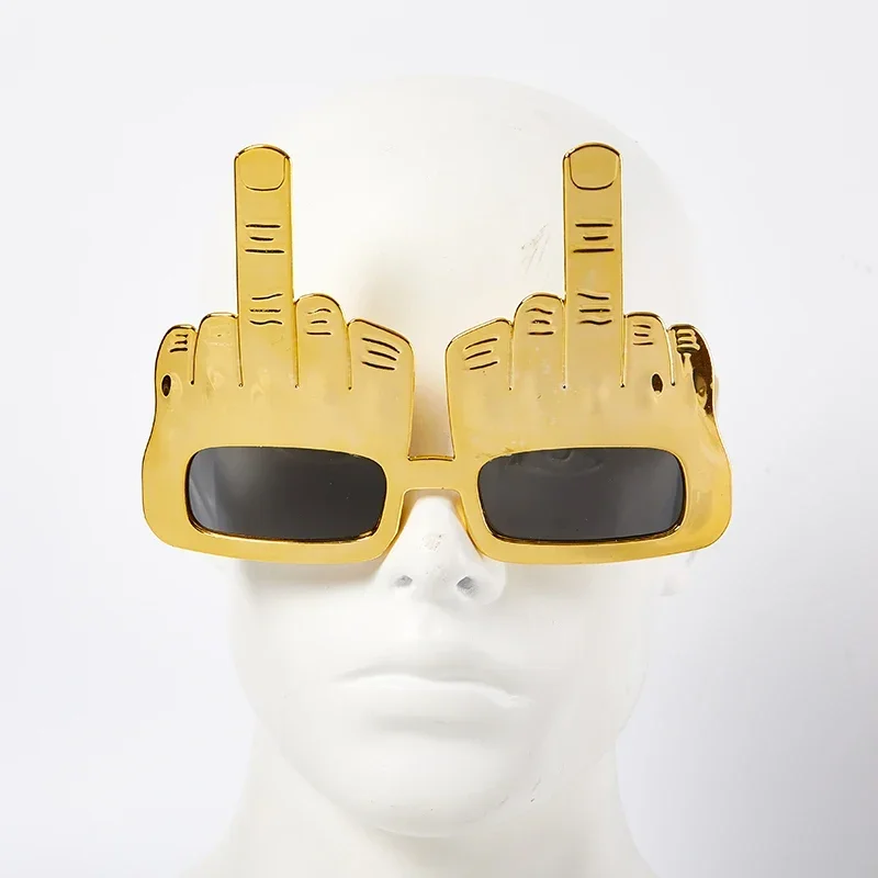 Kreative vertikale Mittelfingerbrille, dekorative Requisiten, lustige Sonnenbrillen, Tanzparty-Requisiten, Aufführungen, Selfies, Brillen – Detail 11