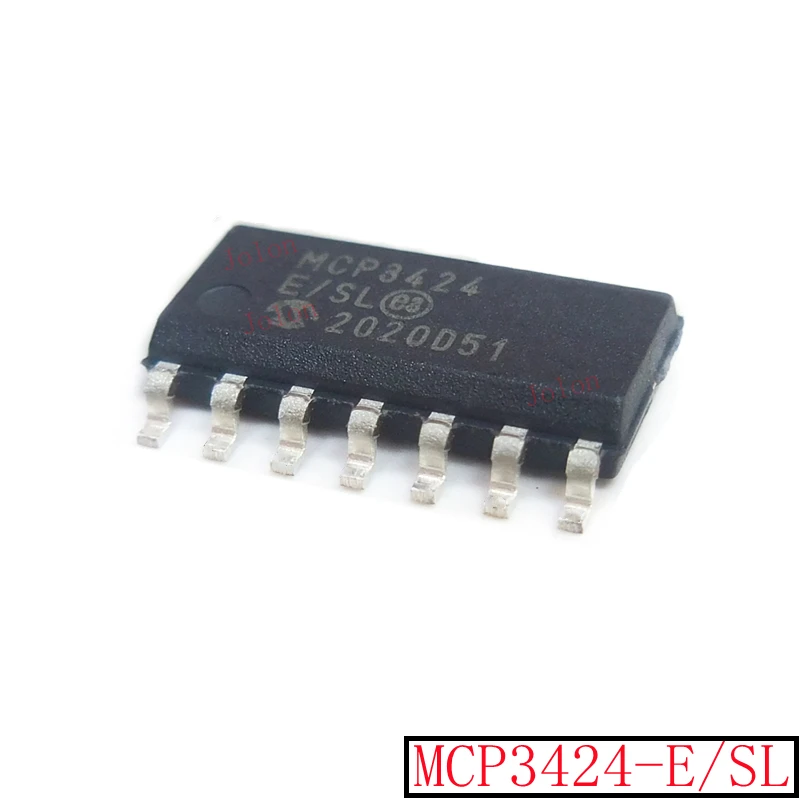 New original MCP3424-E SL analog-to-digital converter chip package SOP14 MCU SMD IC