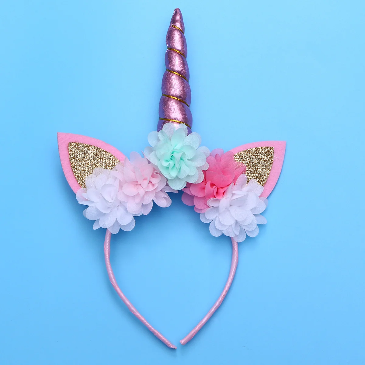 Fairy Costume Set Unicorn Design Pink Tutu Skirt Headband Girls Kids Party Outfit Exquisite Chic Perfect for Cosplay