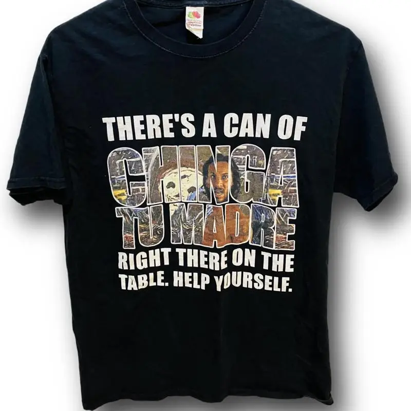 Blood In Out Vintage 90s Chinga Tu hizo película promocional camiseta Sz M