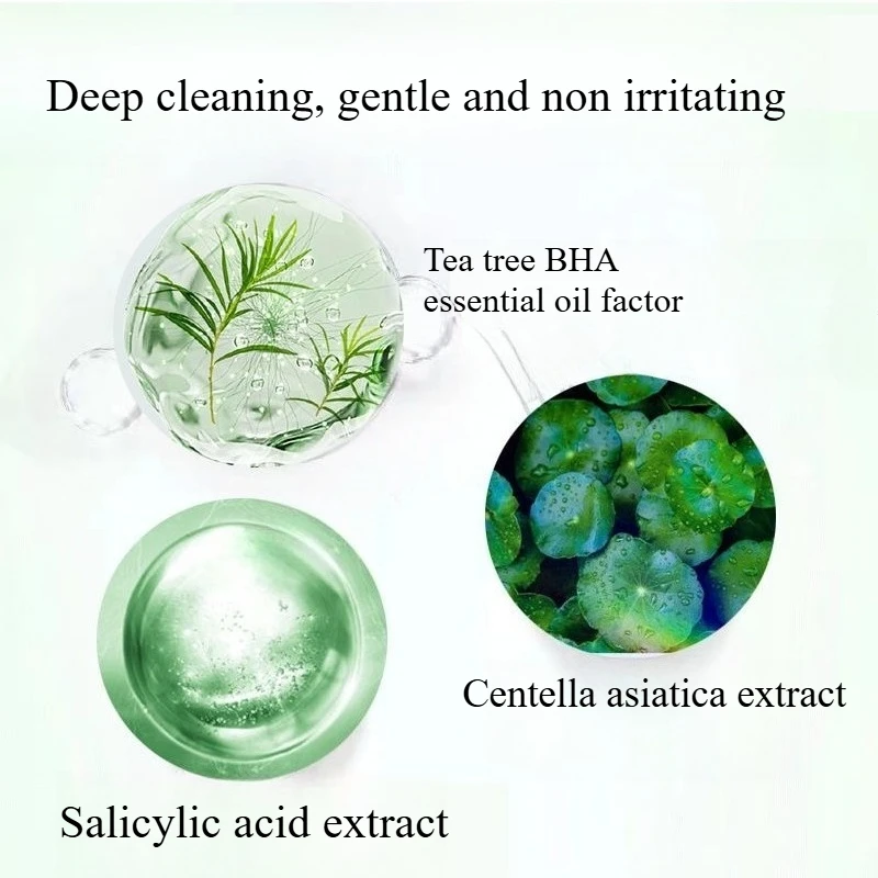 SKIN 1004 Centella Poringening Schiuma detergente profonda Controllo olio Sbiancamento Antiossidante Detergente idratante viso per punti neri