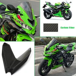 Carbon Fiber For ZX4R ZX4RR ZX25R ZX-4R ZX-4RR ZX-25R ZX 4R 4RR 25R Front Fairing Air Inlet Stamping Port Shell Cover
