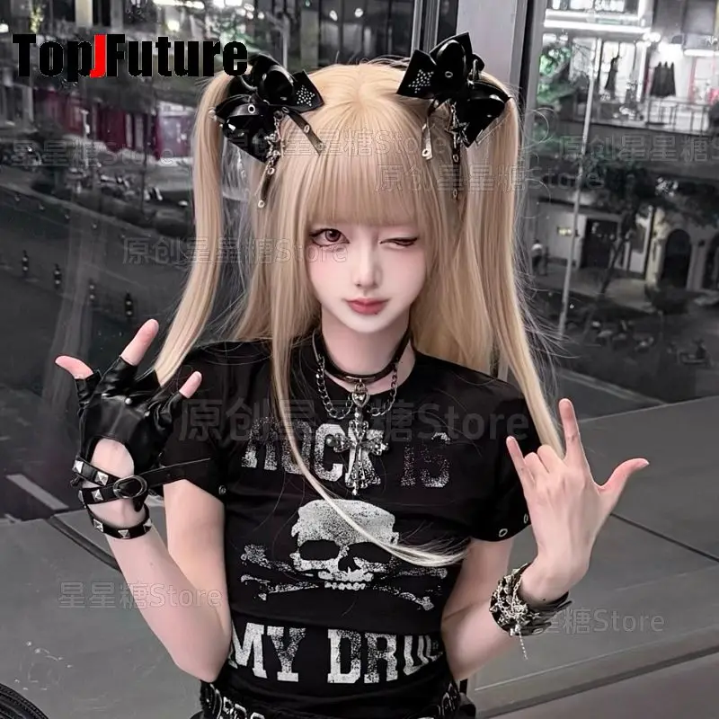 Subculture Punk Y2K girl Women Harajuku Gothic Personalized
