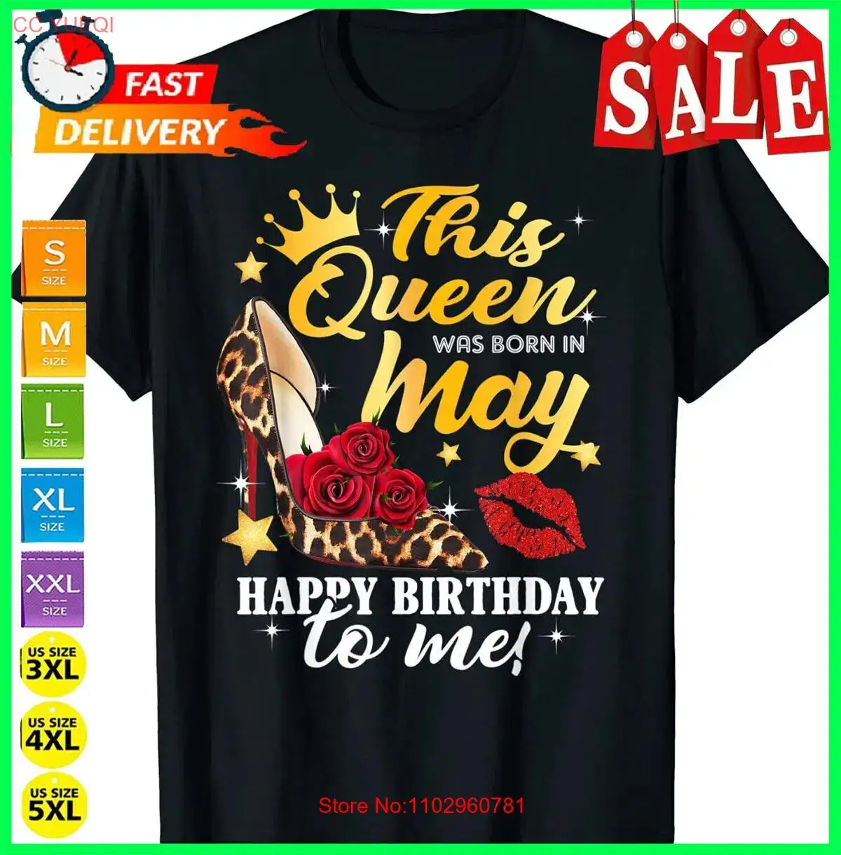 НОВАЯ ОГРАНИЧЕННАЯ Эта королева родилась в травне, дизайн с днем рождения, отличная футболка S-5XL