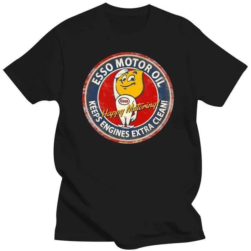 Retro Gás Oil Logo T-Shirt, Esso