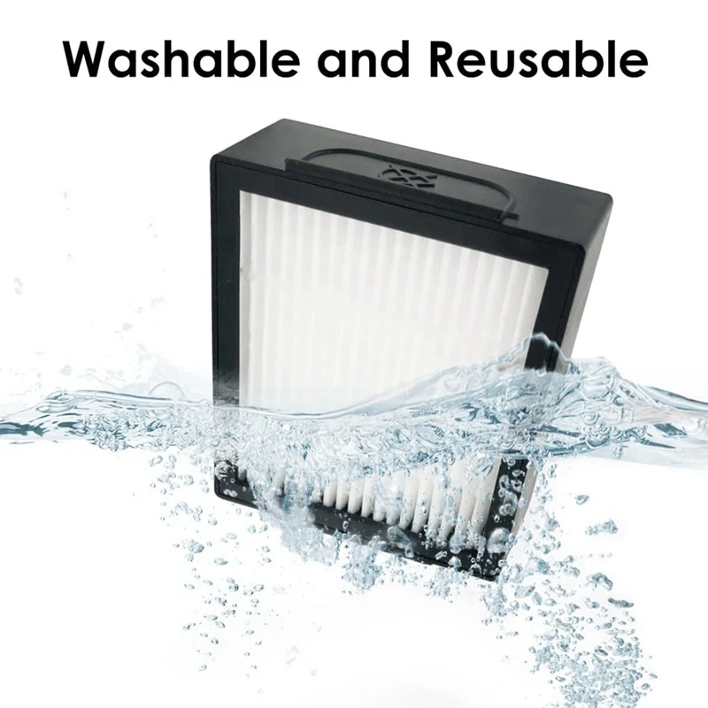Hepa Pound-Pièces de rechange lavables pour aspirateur robot Irobot Roomba ChlorJ7 +, 4 pièces
